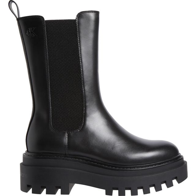 Aulinukai moterims, Juoda, Flatform chelsea boot