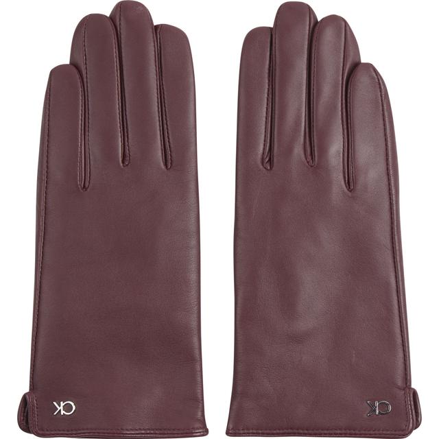 Pirštuotos pirštinės moterims, Vyšninė, Metal leather gloves