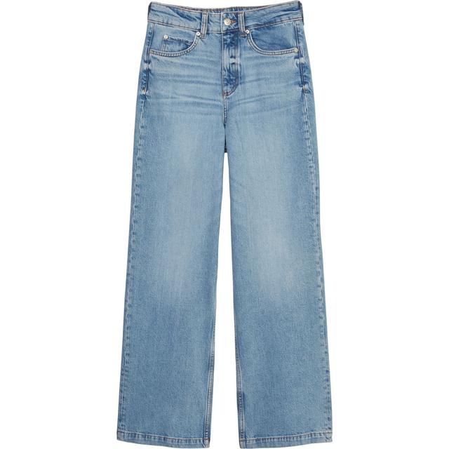 Platūs džinsai moterims, Mėlyna, Wide leg 500910212067