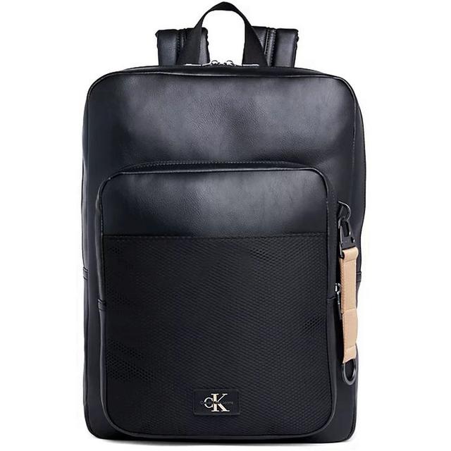 Kuprinė vyrams, Juoda, Tagged slim square backpack