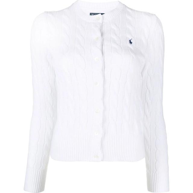 Kardiganas moterims, Balta, Long sleeve cardigan