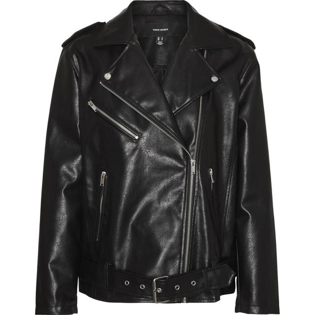 Odinė striukė moterims, Juoda, Ramon paula jacket