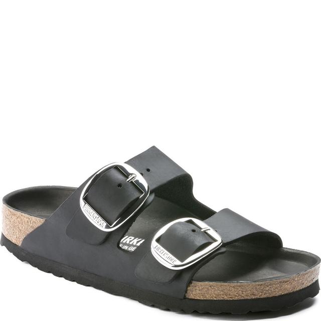 Šlepetės moterims, Juoda, Arizona Big Buckle LEOI