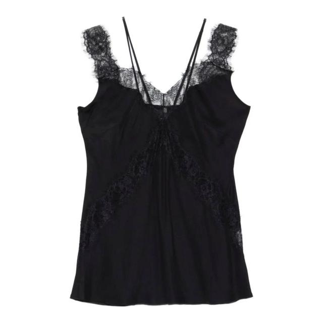 Marškiniai be rankovių moterims, Juoda, Lydia tank top