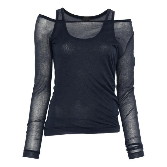 Marškinėliai trump. rankovėmis moterims, Mėlyna, Justine t-shirt