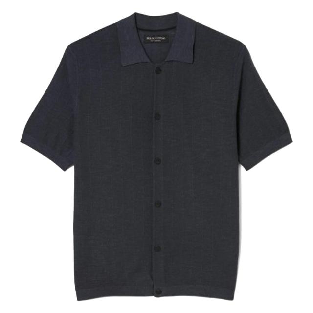 Marškiniai trump. rankovėmis vyrams, Mėlyna, 5000012731 Shirts sho