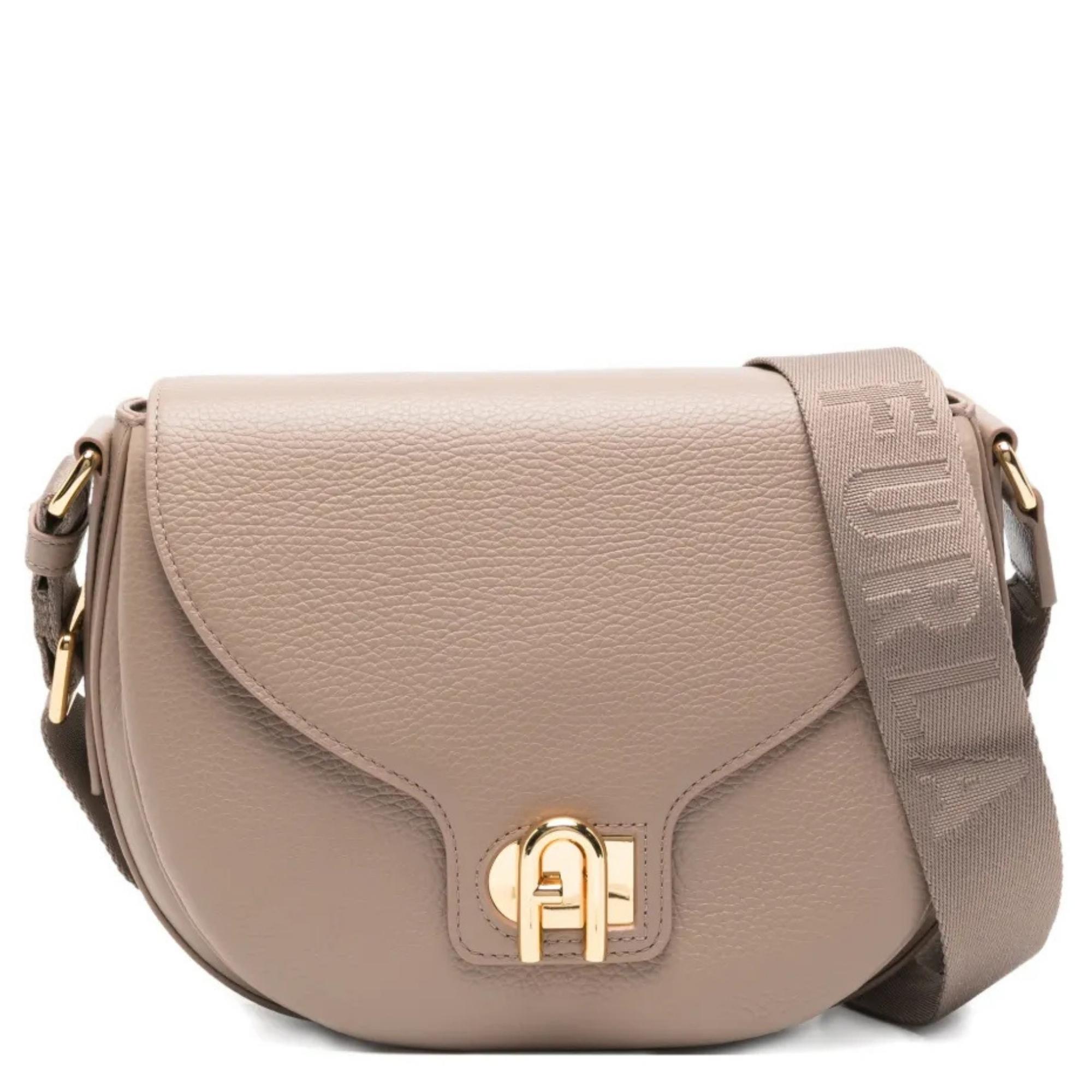 Rankinė per petį moterims, Mėlyna, Furla lotus s crossbody