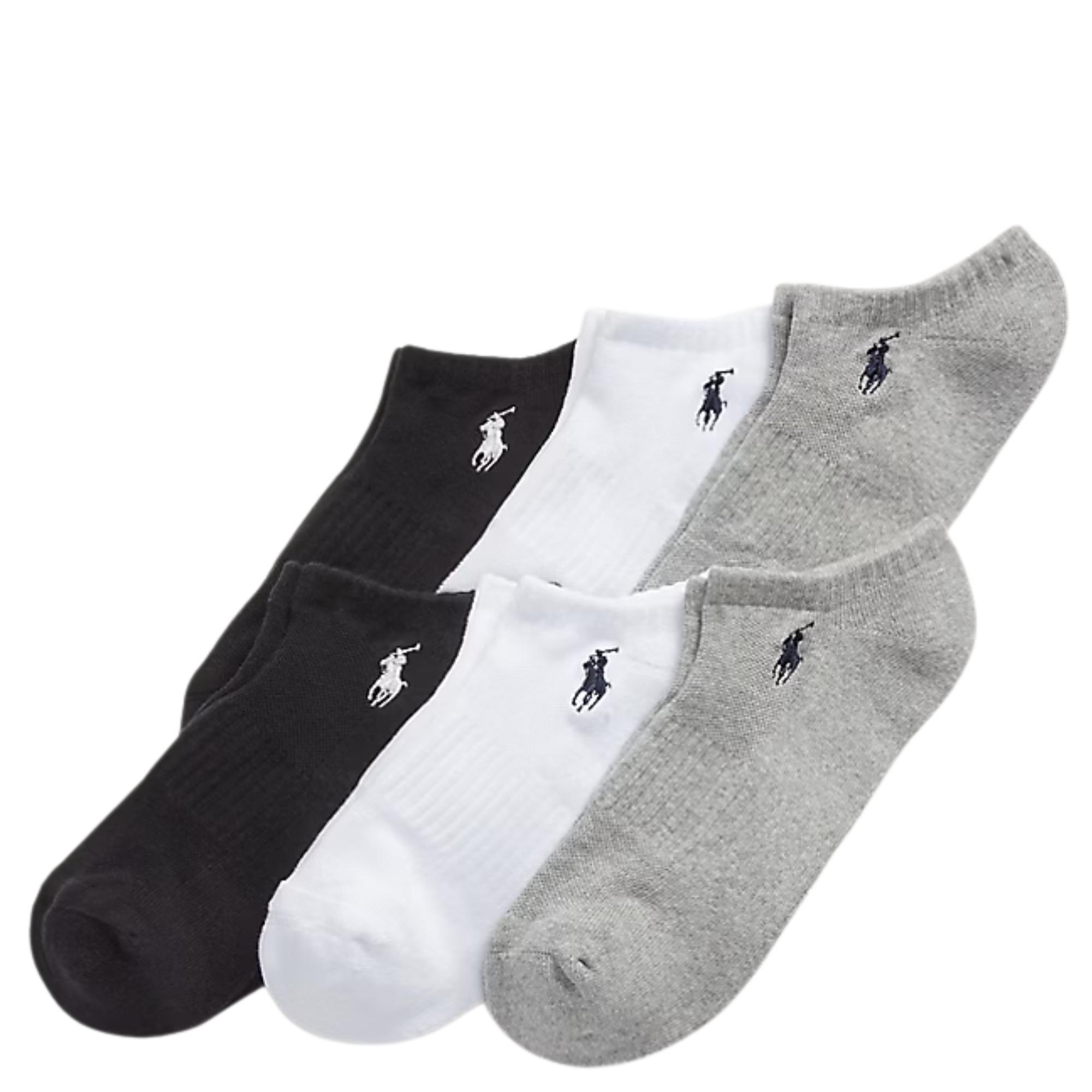 Kojinės vyrams, Pilka, Low cut 6pk no show 6 pack