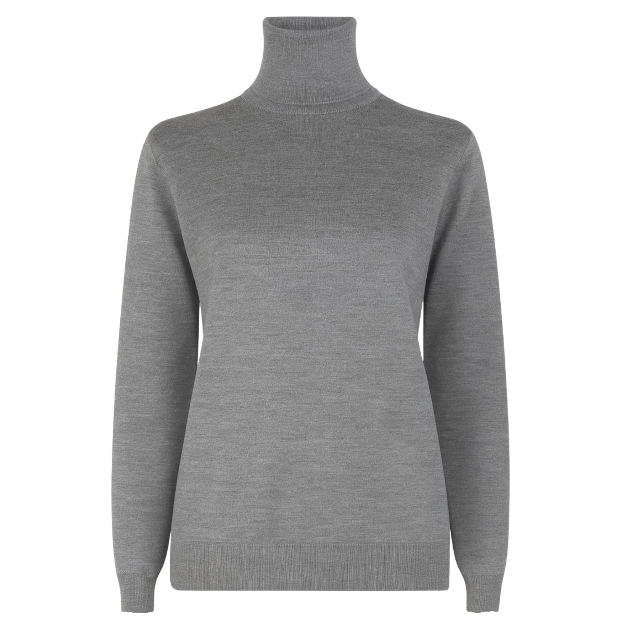 Megztinis su kaklu vyrams, Pilka, Turtleneck