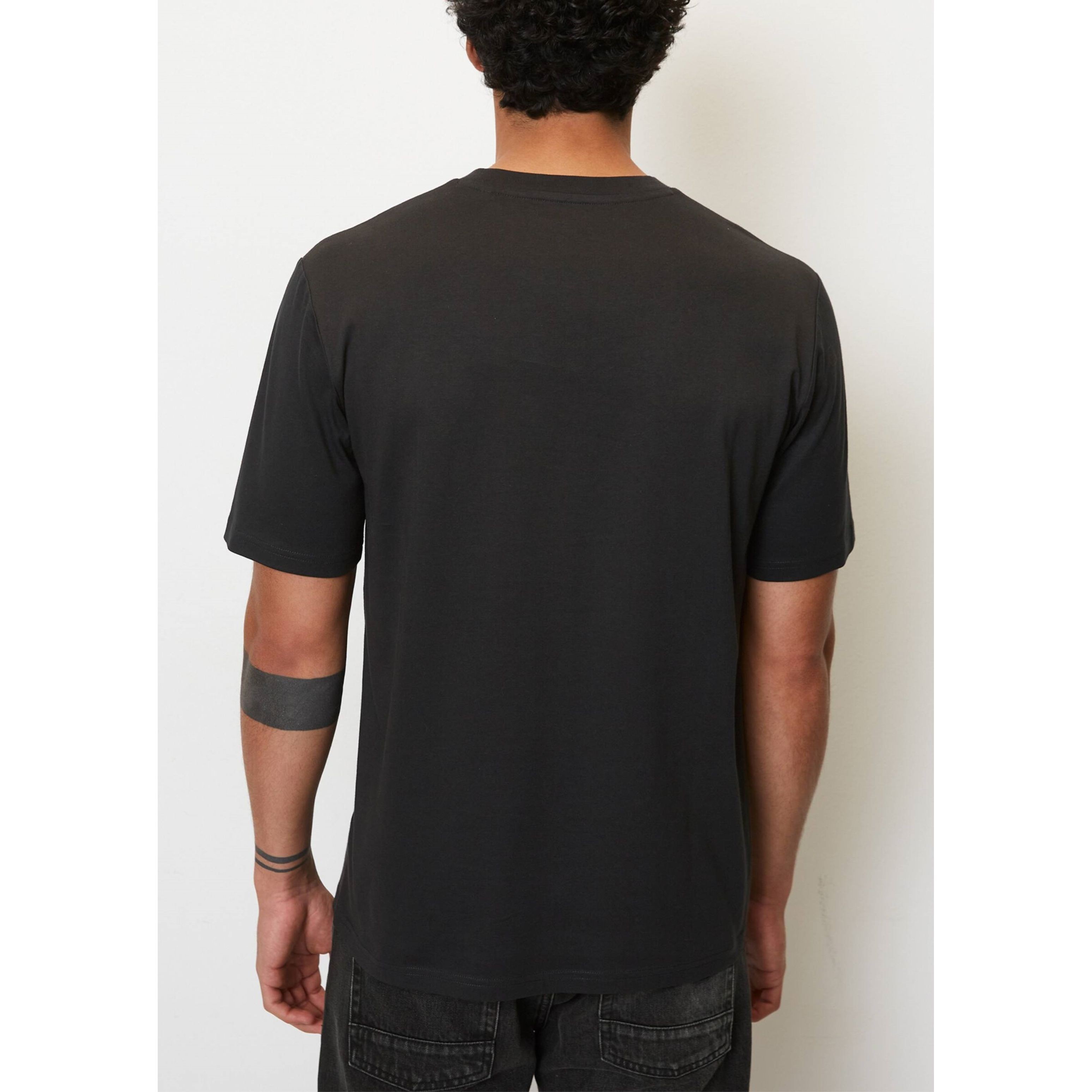 MARC O'POLO Marškinėliai vyrams, Juoda 3