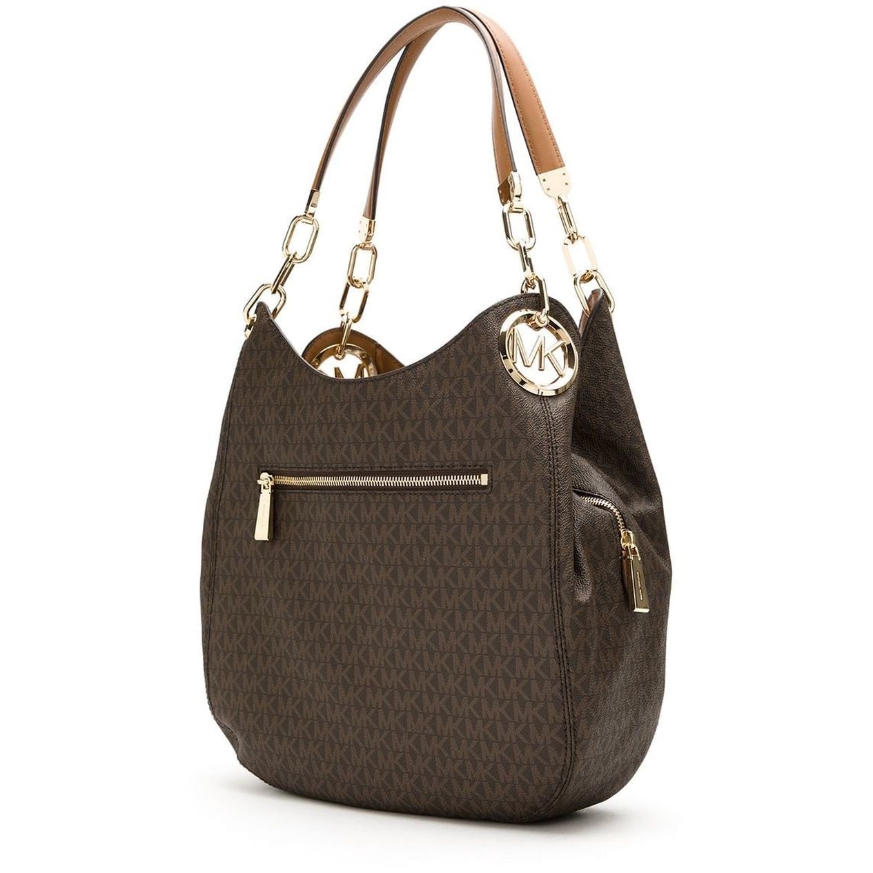 MICHAEL KORS Rankinė per petį moterims, Ruda, LG chain shoulder bag tote 2