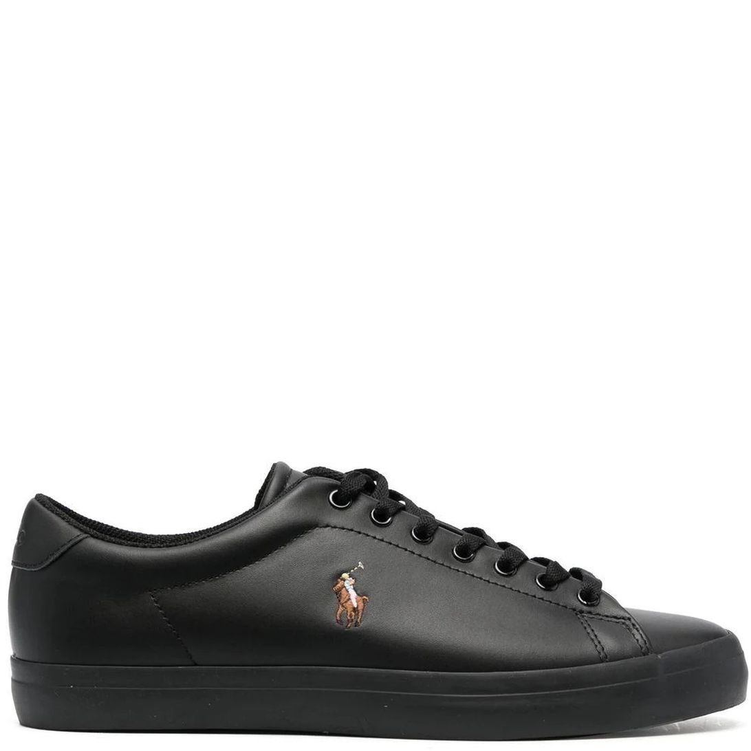 POLO RALPH LAUREN Sportiniai bateliai vyrams, Juoda, Longwood low top lace sneakers 2