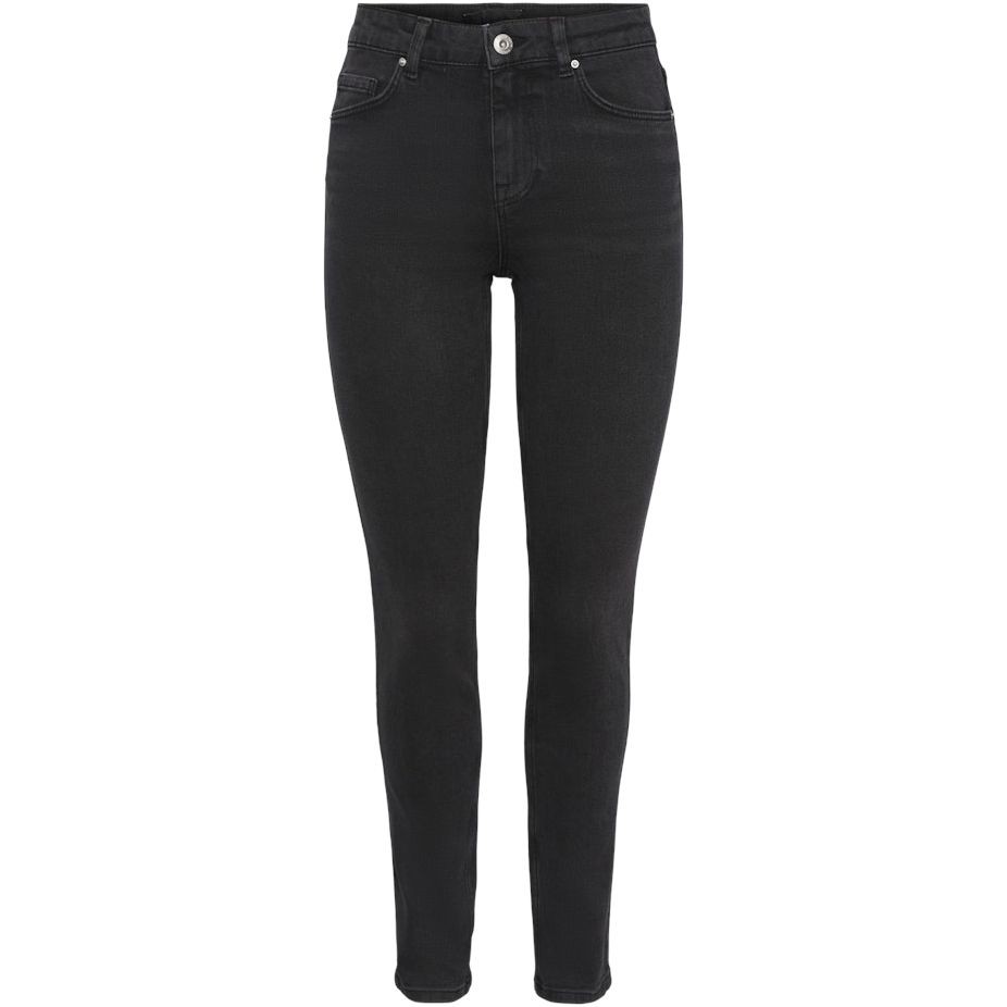 PIECES Slim džinsai moterims, Pilka, PCNUNNA MW SLIM DG N 1