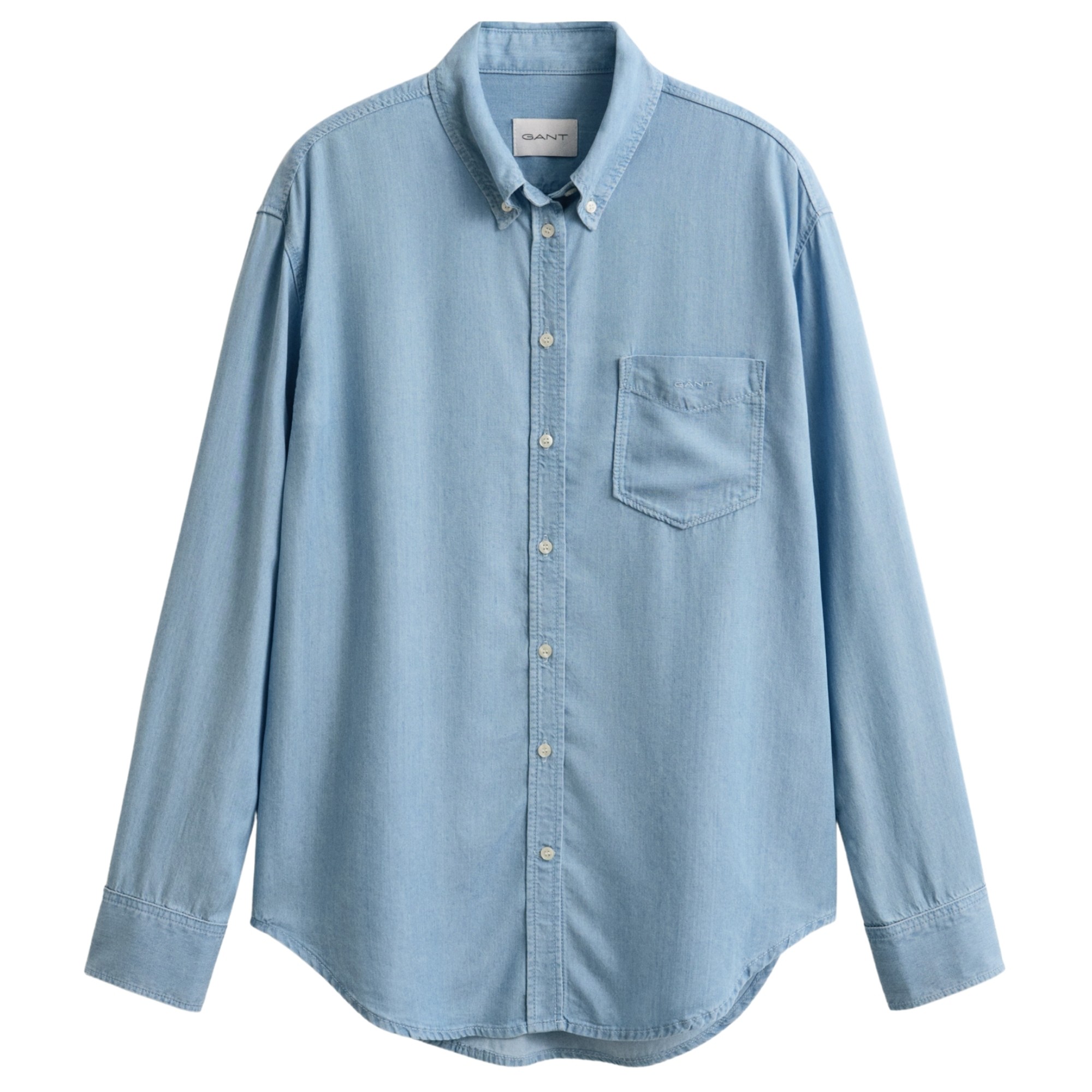 GANT Marškiniai trump. rankovėmis moterims, Mėlyna, 4300407-991 Shirts sho 1