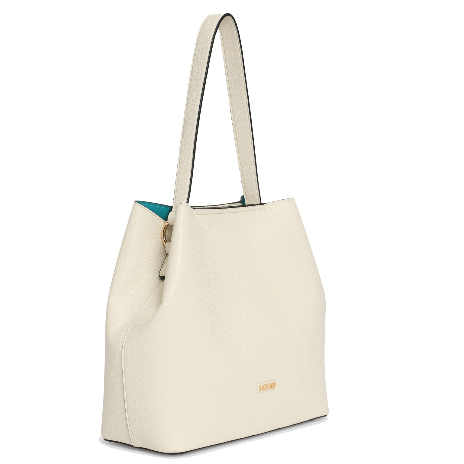 L.CREDI Pirkinių krepšys moterims, Balta, Kira tote bag 2