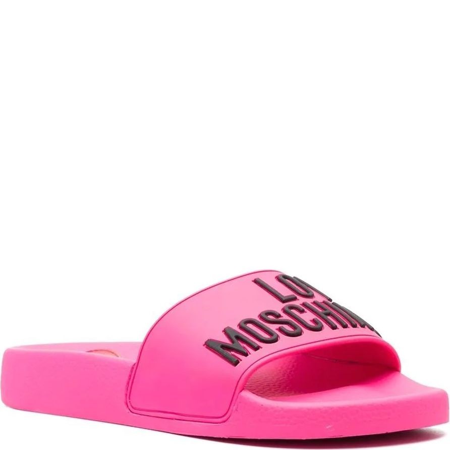 LOVE MOSCHINO Šlepetės moterims, Rožinė, Pool25 slides 1