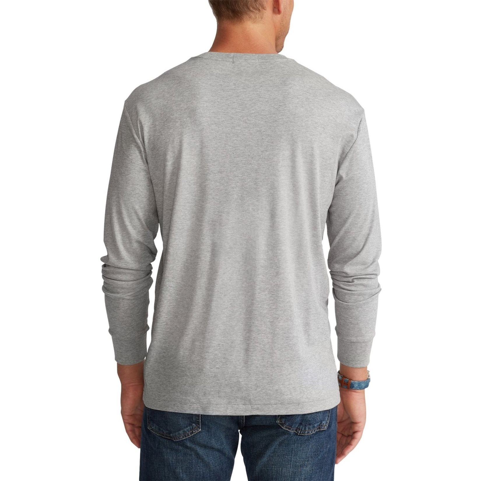 POLO RALPH LAUREN Marškinėliai ilgom. rankovėmis vyrams, Pilka, Long sleeve t-shirt 3