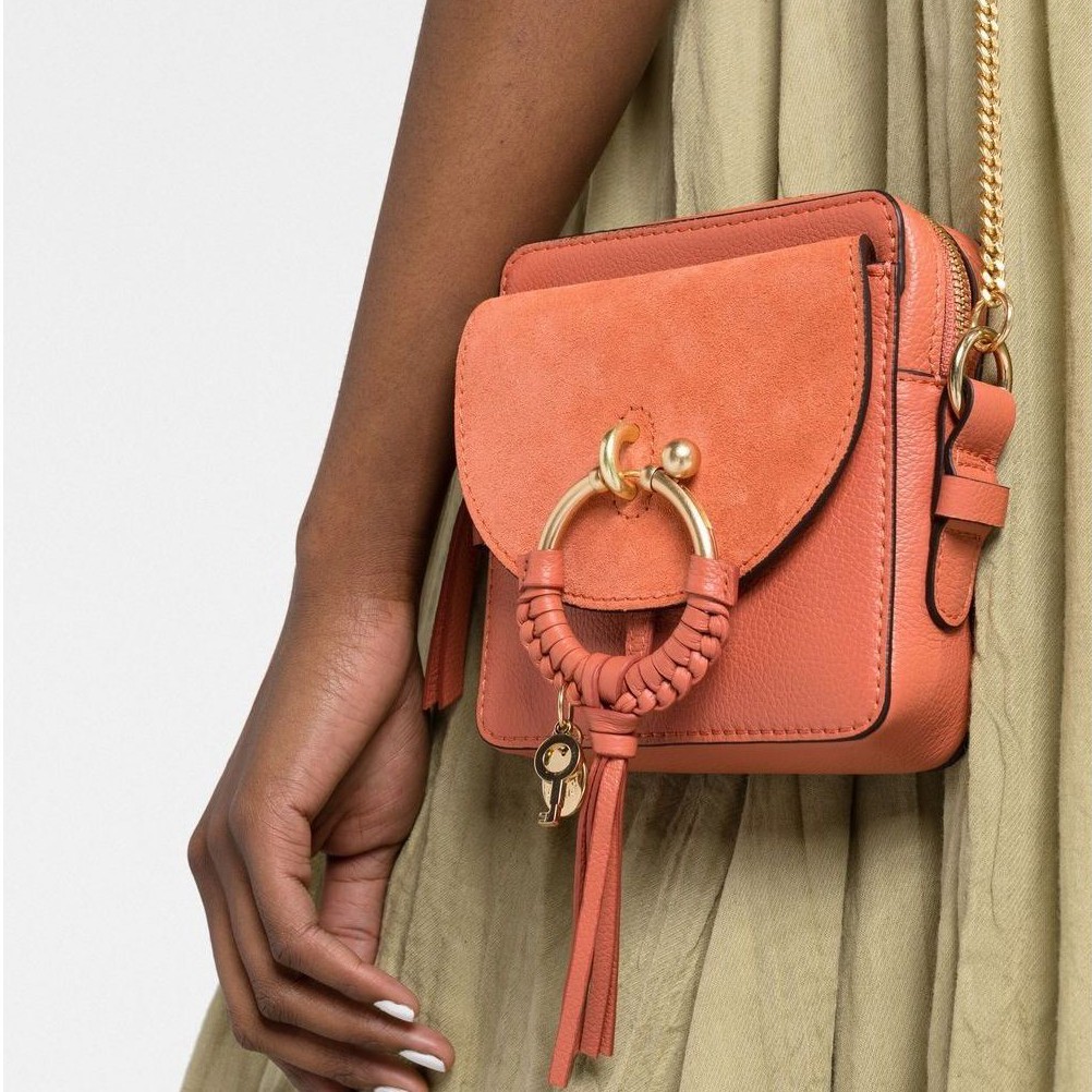 SEE BY CHLOE Rankinė per petį moterims, Oranžinė, Joan mini crossbody 3