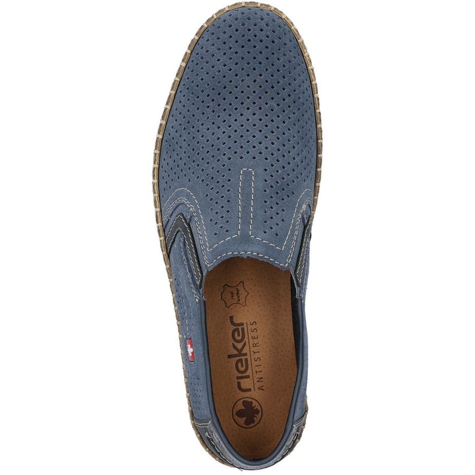 RIEKER Laisvalaikio bateliai vyrams, Mėlyna, LEISURE 6