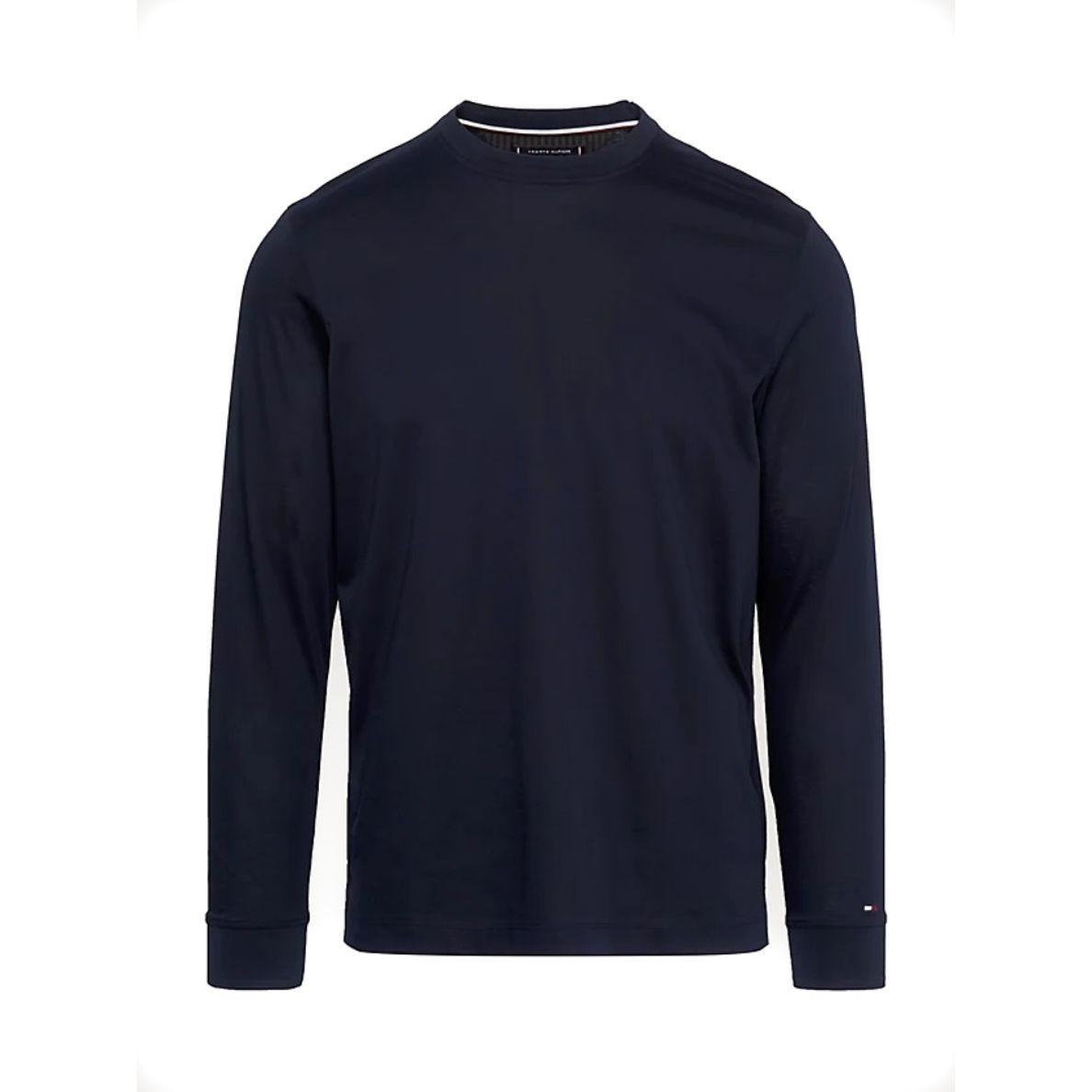 TOMMY HILFIGER Marškinėliai ilgom. rankovėmis vyrams, Mėlyna, Dc essential mercerized ls tee 1