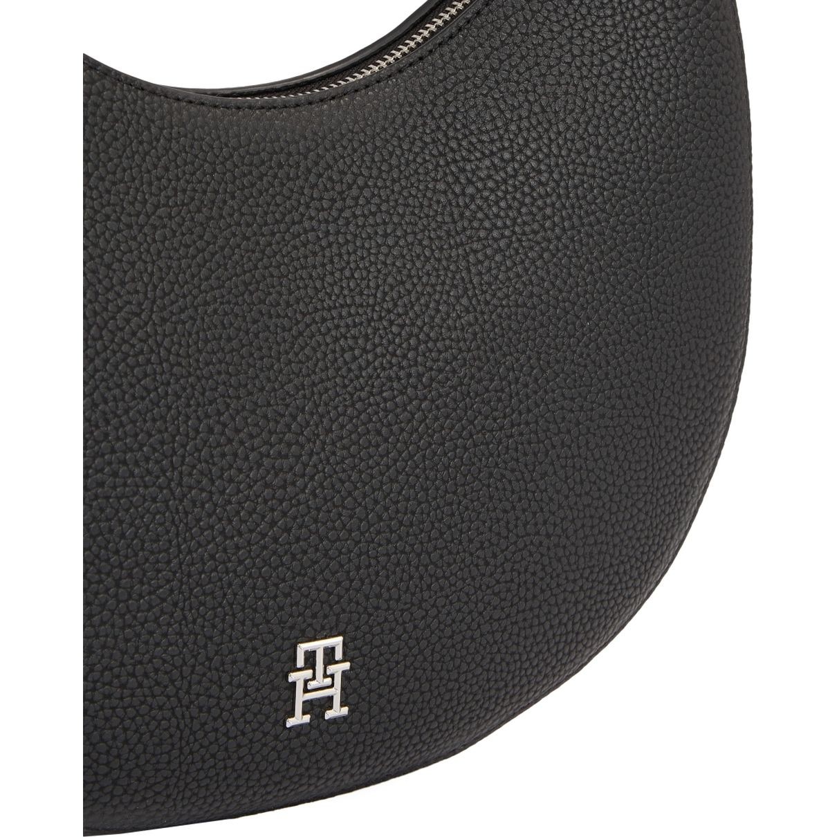 TOMMY HILFIGER Rankinė per petį moterims, Juoda, Emblem shoulder bag 3