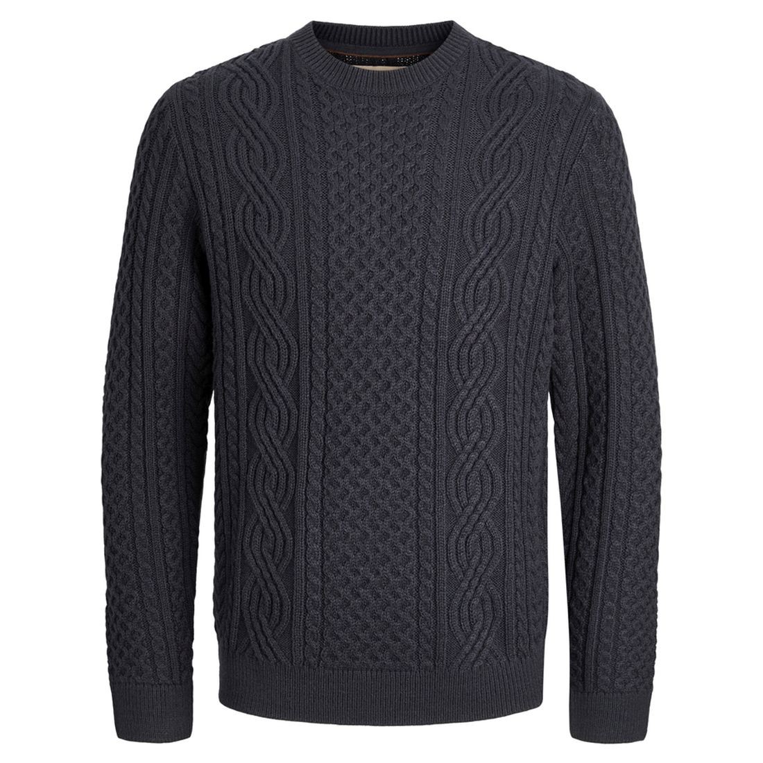 JACK & JONES Megztinis vyrams, Mėlyna, Blusean knit cable
