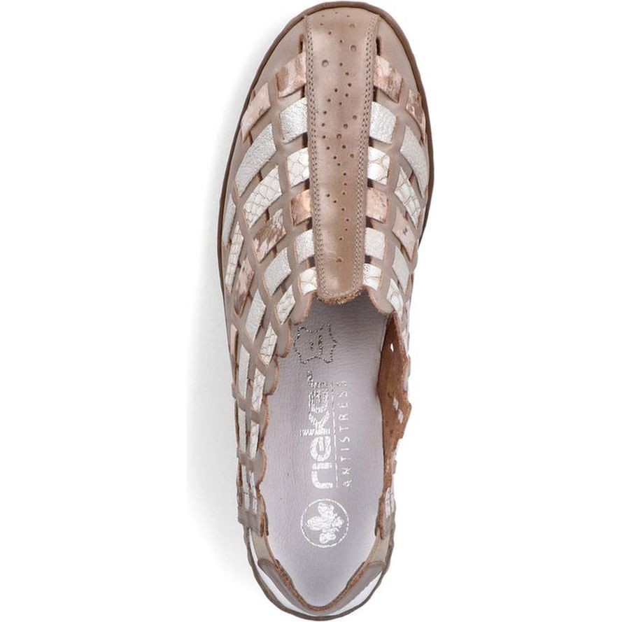 RIEKER Bateliai - moterims, Pilka 5