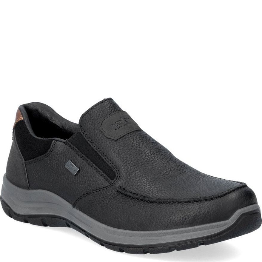 RIEKER Laisvalaikio bateliai vyrams, Juoda, Men's shoes 1