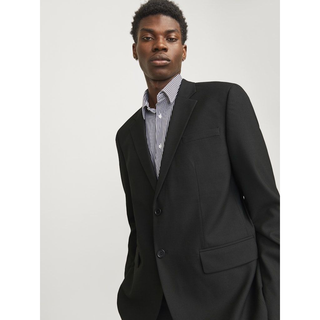 JACK & JONES Švarkas vyrams, Juoda, Bush wick mathew reg blazer 3