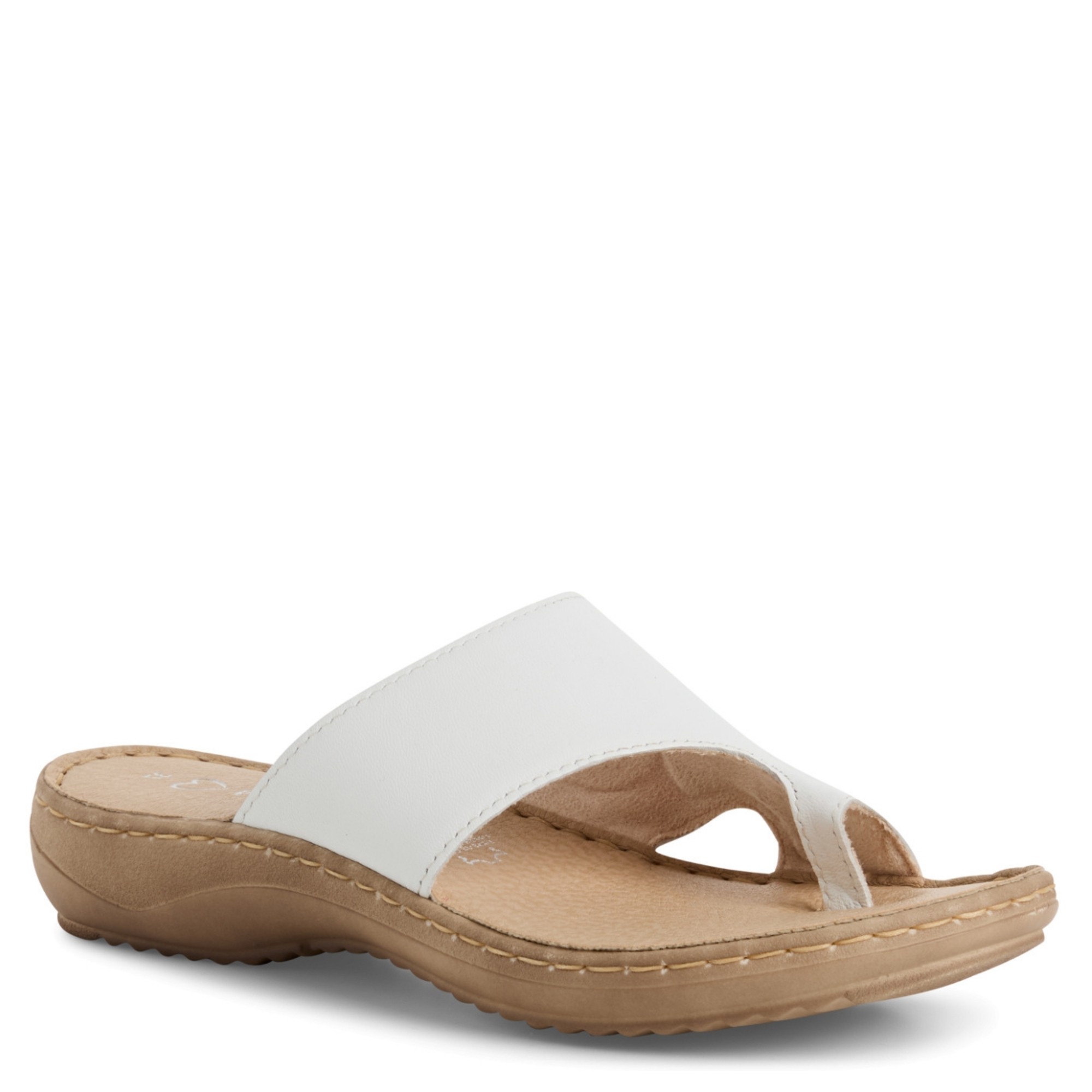 MARCO TOZZI Pliažo šlepetės per pirštą moterims, Balta, Flip-Flops 1