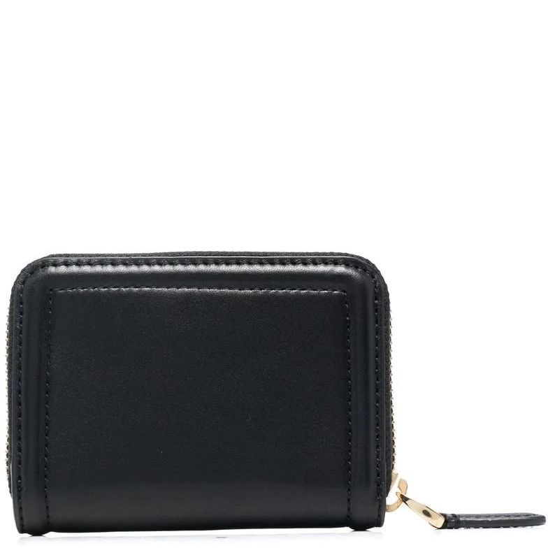 LAUREN RALPH LAUREN Piniginė moterims, Juoda, Smooth leather zip wallet 2