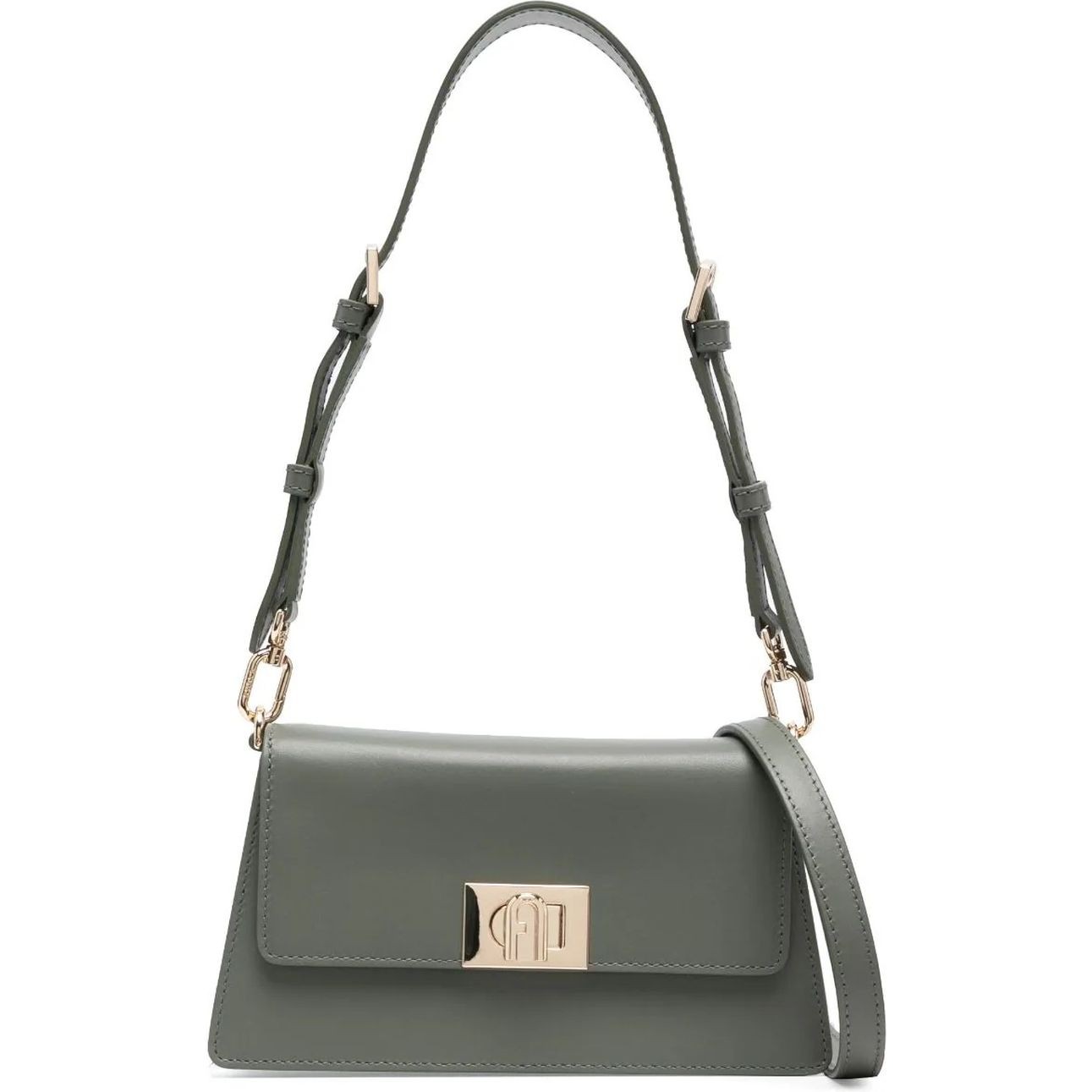 FURLA Rankinė per petį moterims, Žalia, Furla zoe mini shoulder bag 1