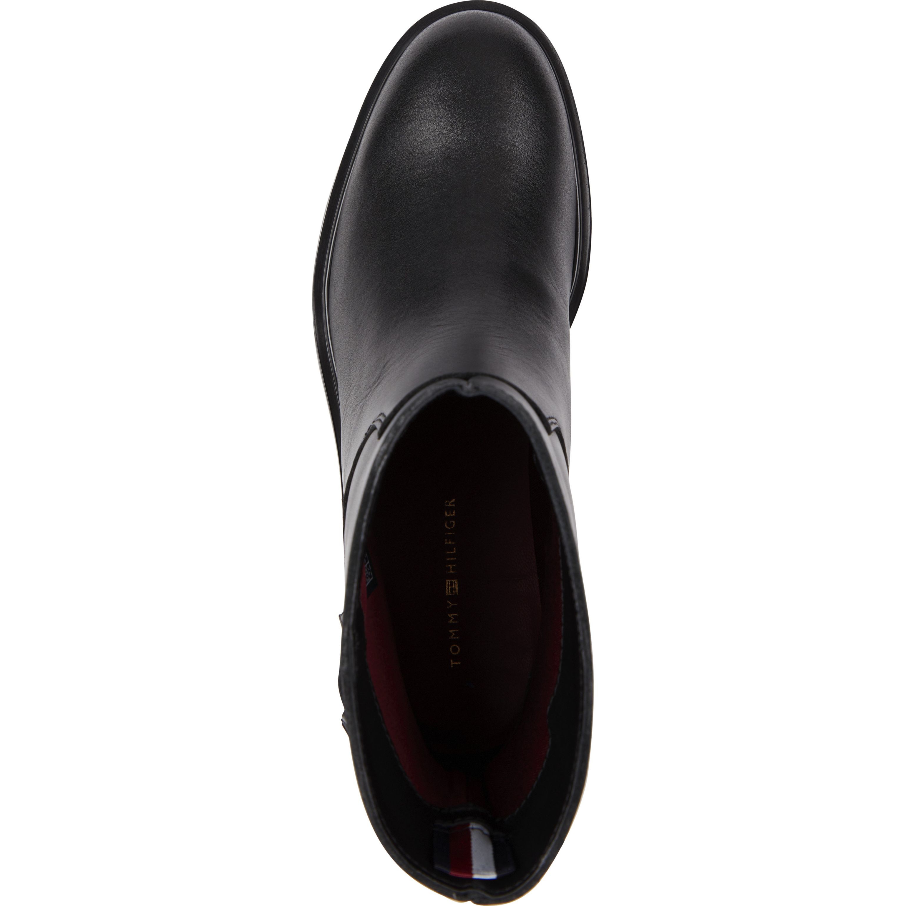 TOMMY HILFIGER Aulinukai moterims, Juoda, Monochromatic bikerboot 3