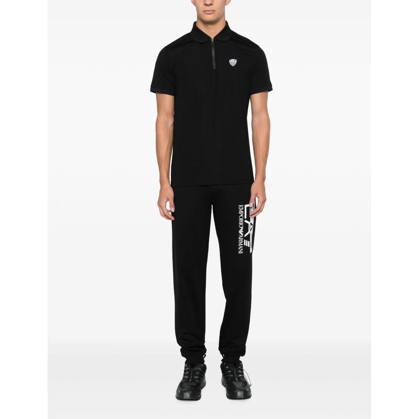 EA7 Polo marškiniai trumpos rank. vyrams, Juoda, Polo shirt 2