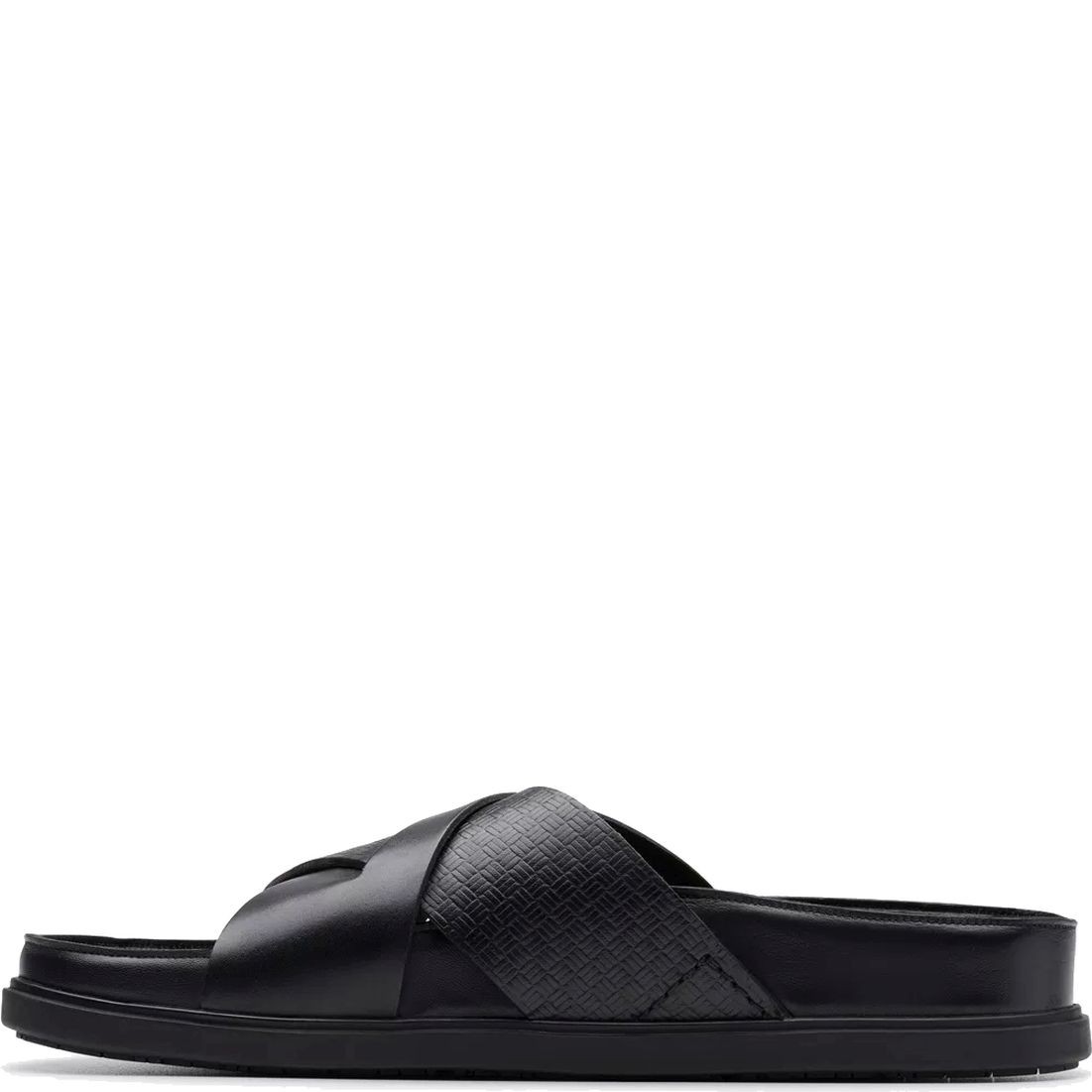 CLARKS Šlepetės vyrams, Juoda, Torford cross slippers 3