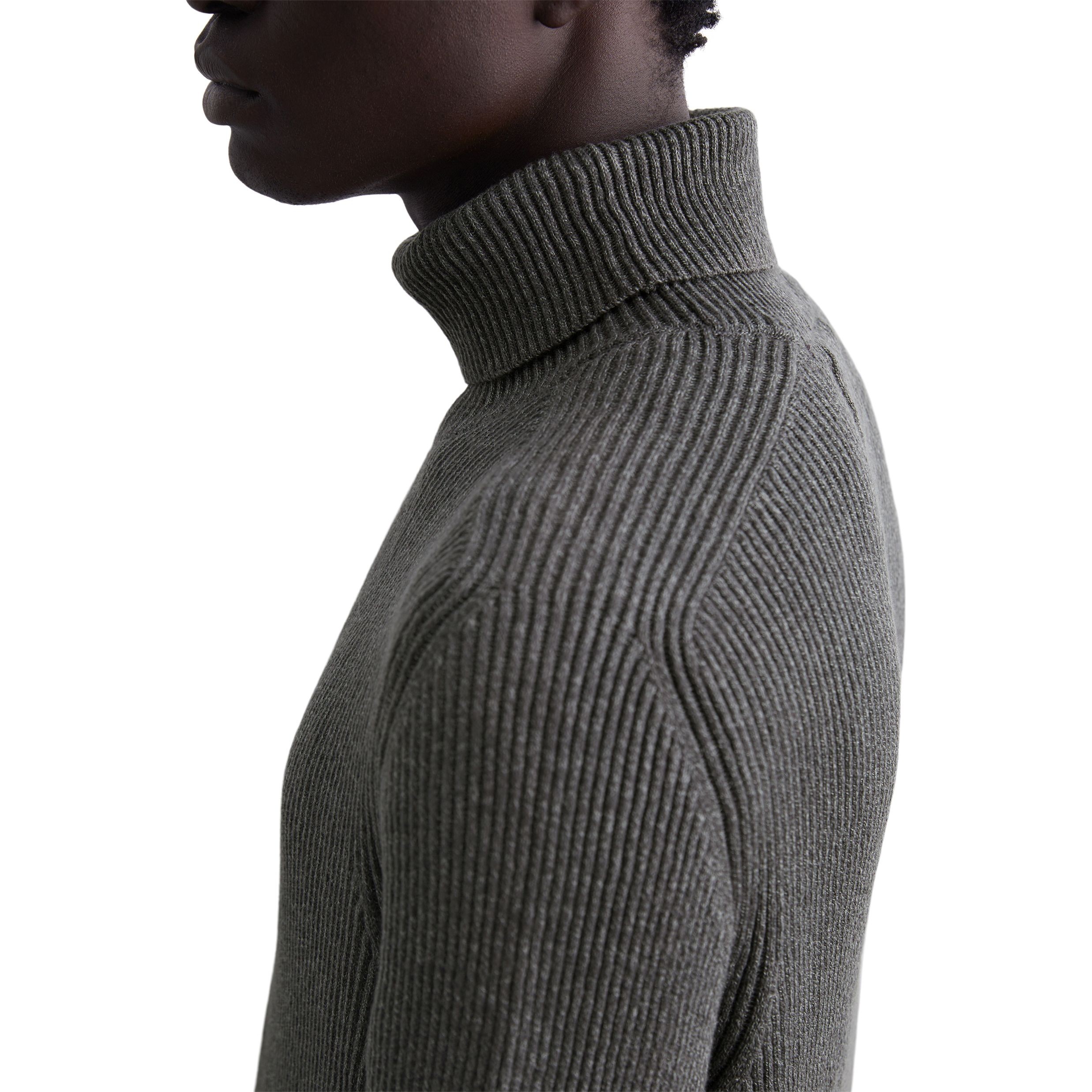 MARC O'POLO Megztinis su kaklu vyrams, Pilka, Turtleneck M29502160338 4