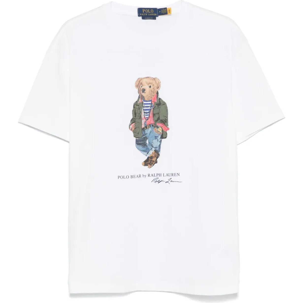 POLO RALPH LAUREN Marškinėliai trump. rankovėmis vyrams, Balta, Short sleeve-t-shirt
