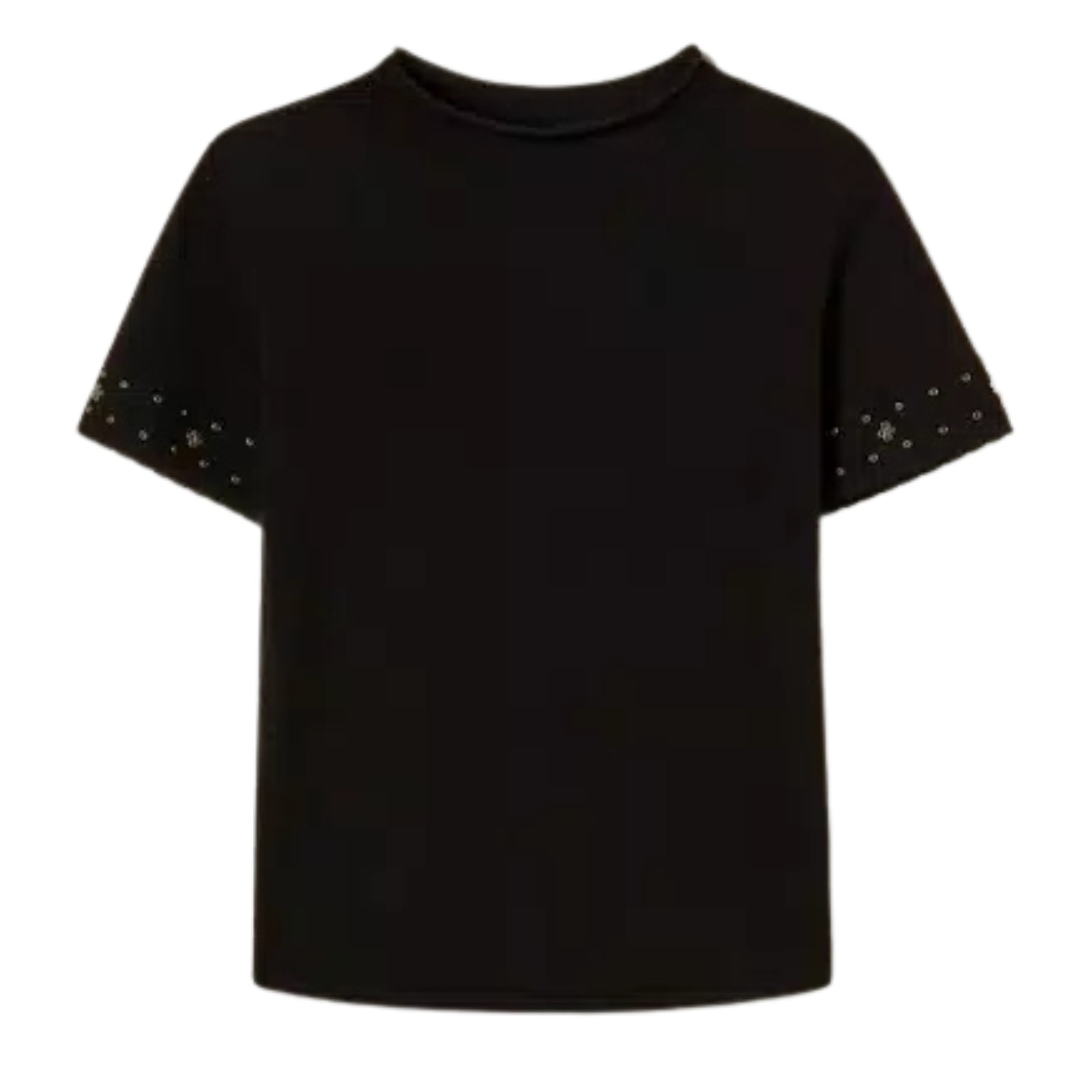 TWINSET Marškinėliai trump. rankovėmis moterims, Juoda, Tshirts sh 1