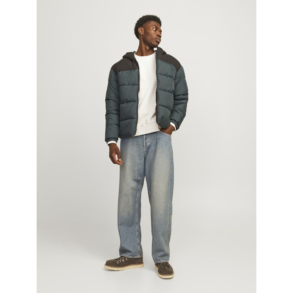 JACK & JONES Megztinis vyrams, Smėlio, Urban edge sweat crew neck 5