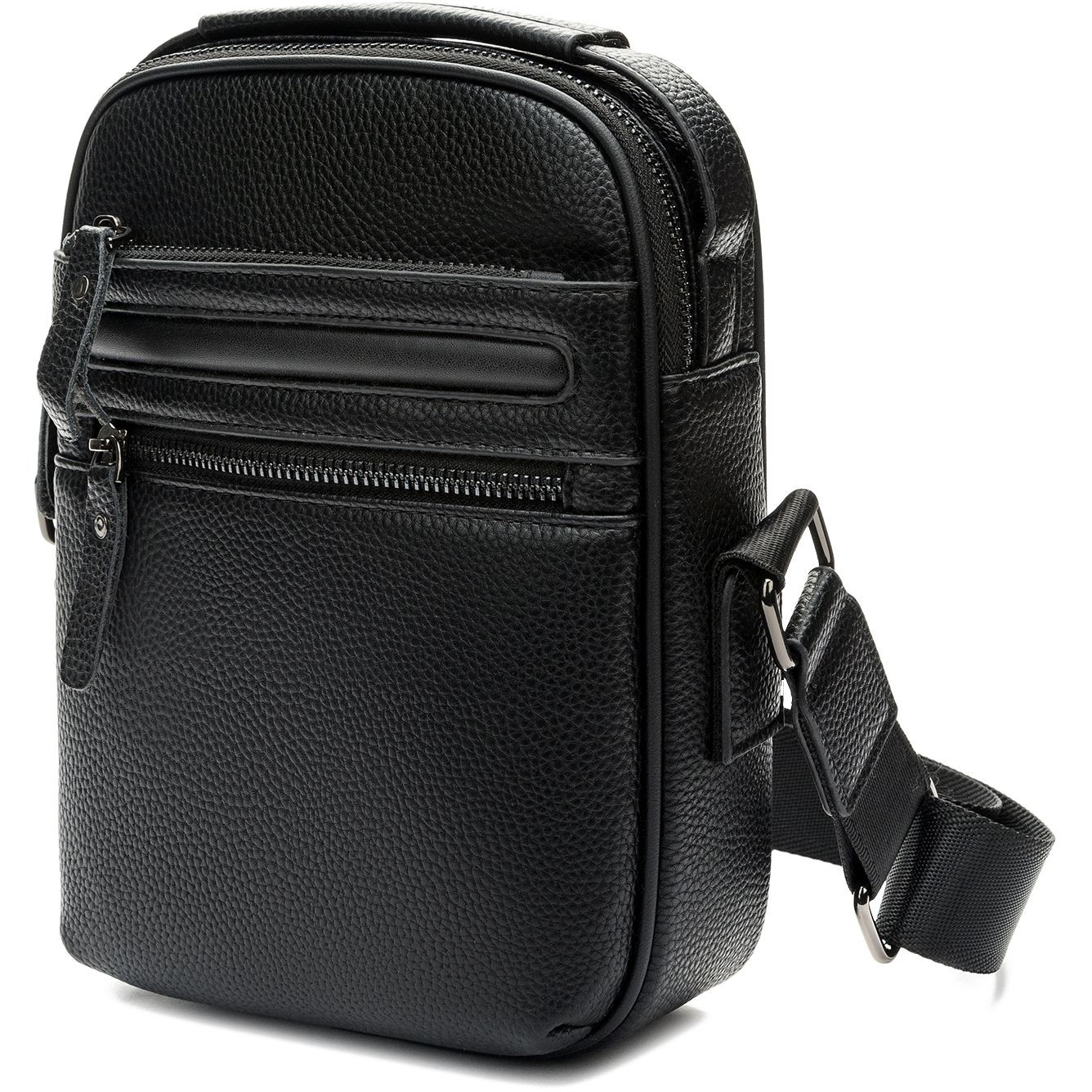 KEDDO Rankinė per petį vyrams, Juoda, Crossbody 4