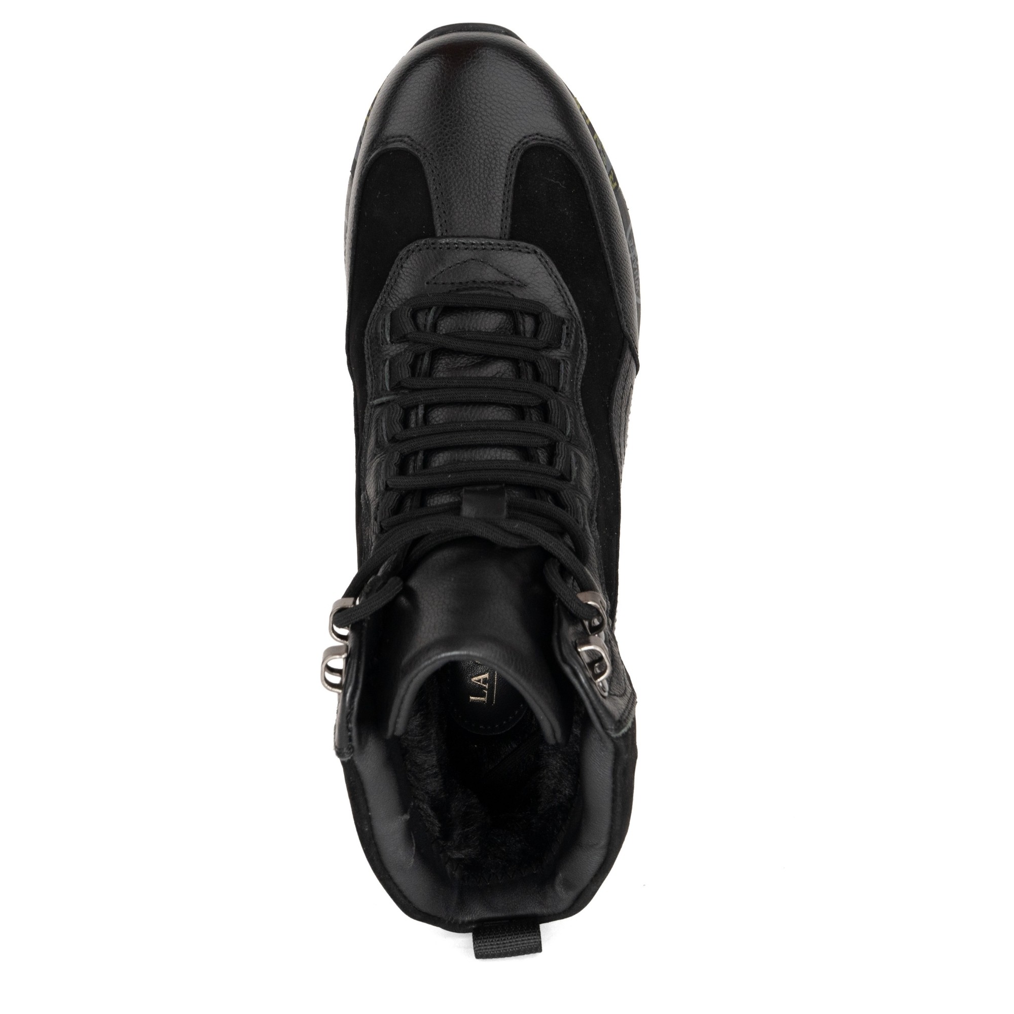 LA CONTE Aulinukai vyrams, Juoda, Booties 4