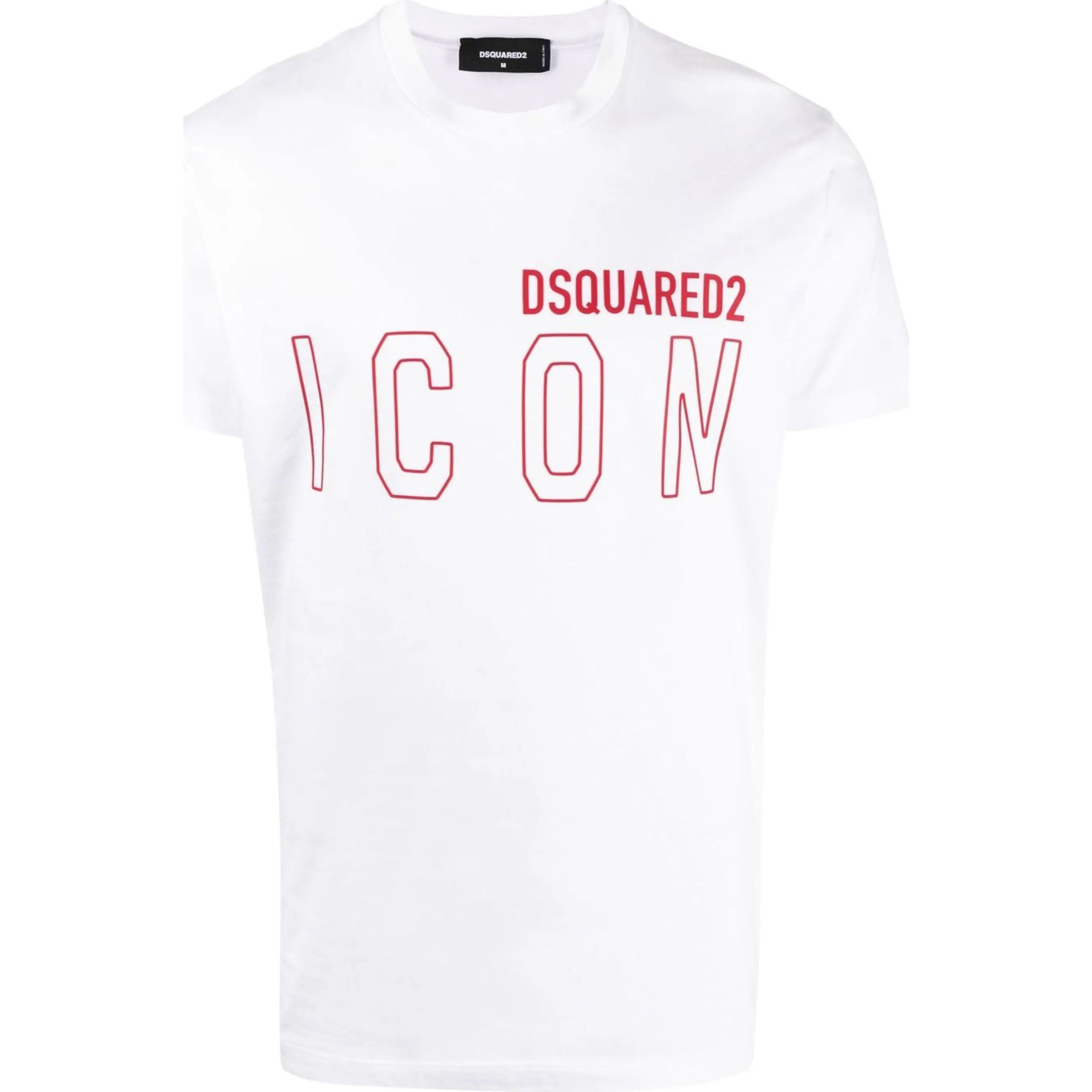 DSQUARED2 Marškinėliai trump. rankovėmis vyrams, Balta, Short sleeve t-shirt