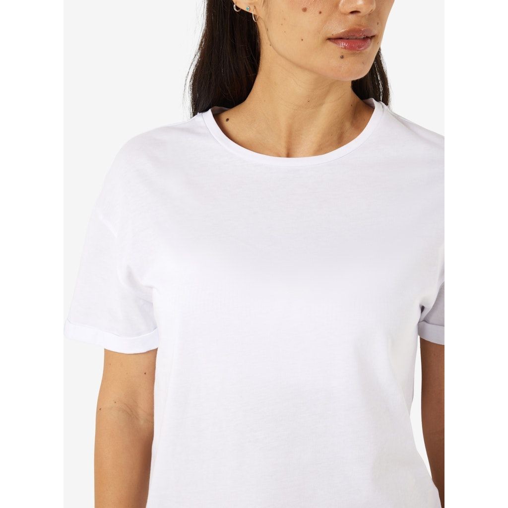 NOISY MAY Marškinėliai moterims, Balta, Nmbrandy t-shirts 5