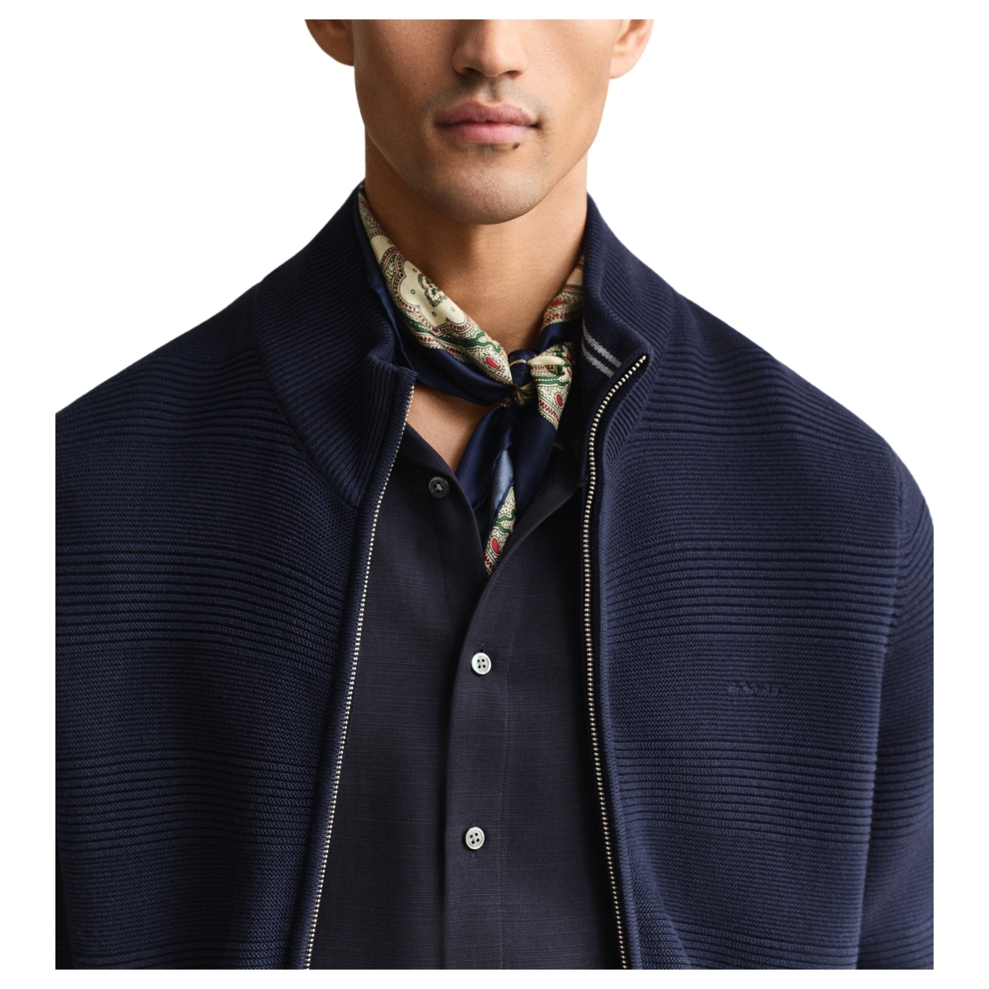 GANT Kardiganas vyrams, Mėlyna, 8030278-433 Cardigans 4