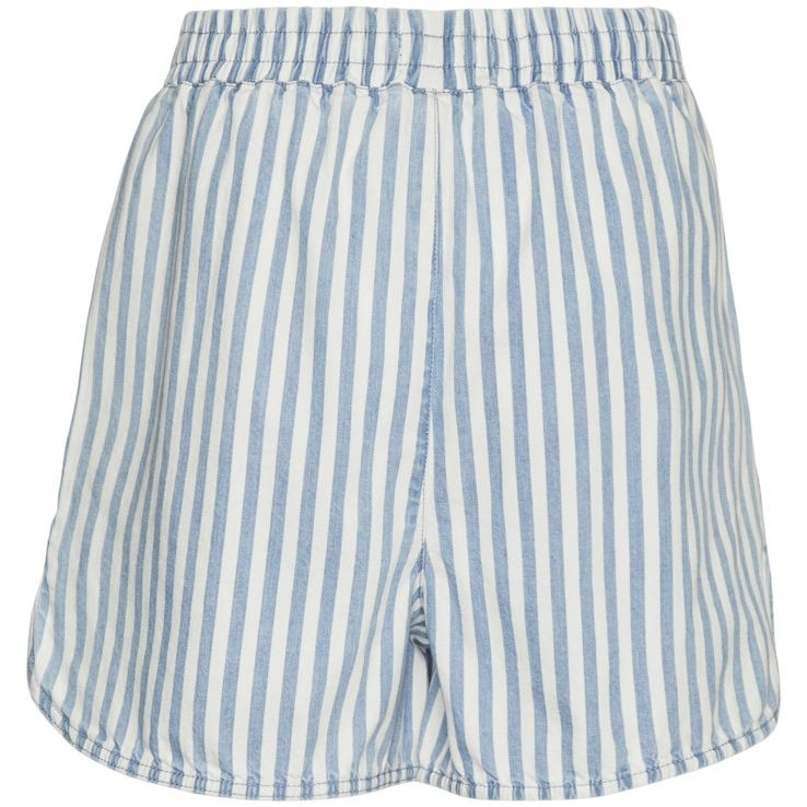 VERO MODA Šortai moterims, Balta, VMLINES MR STRIPED SH 2