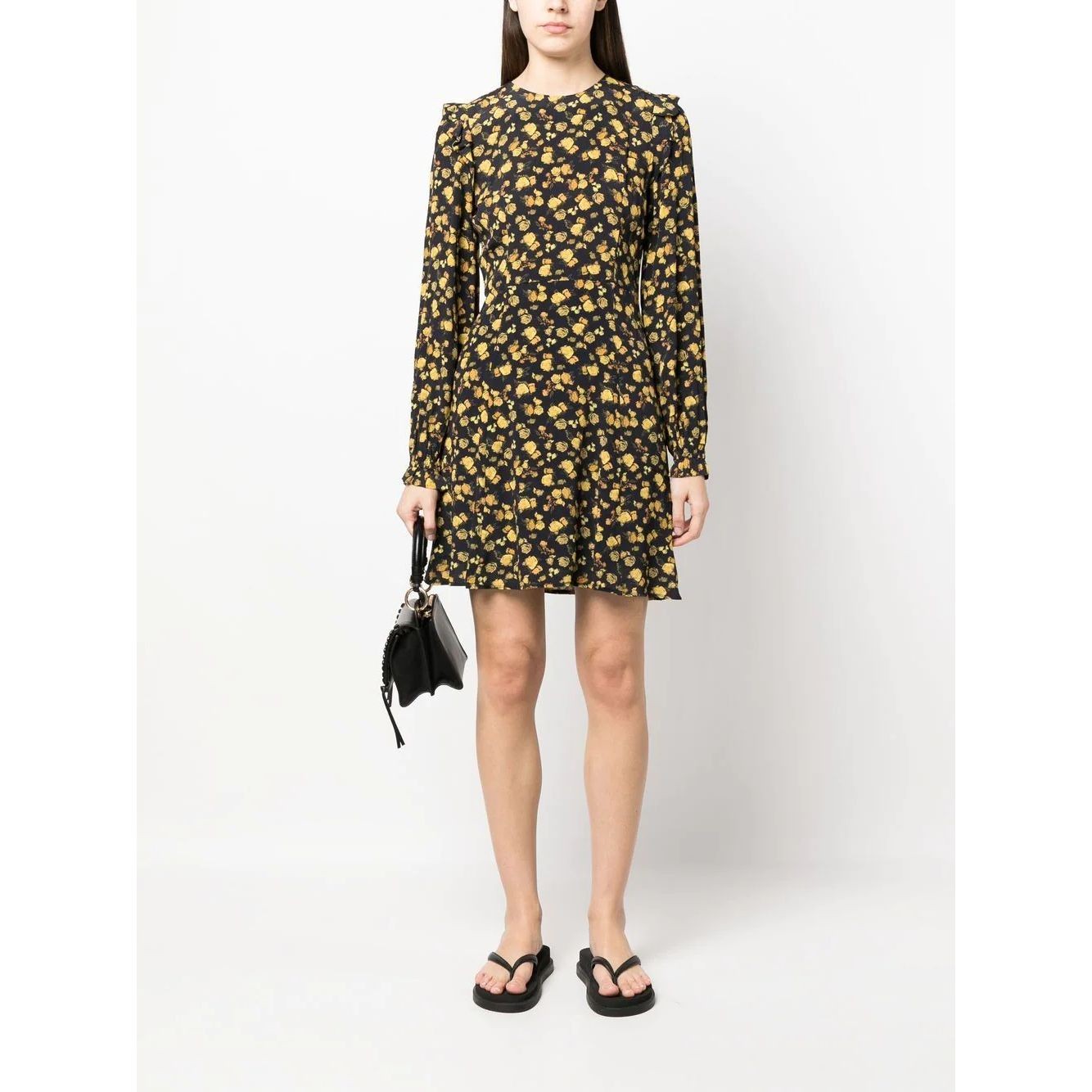 TOMMY HILFIGER Midi suknelė moterims, Marga, Moss crepe rose short dress 2