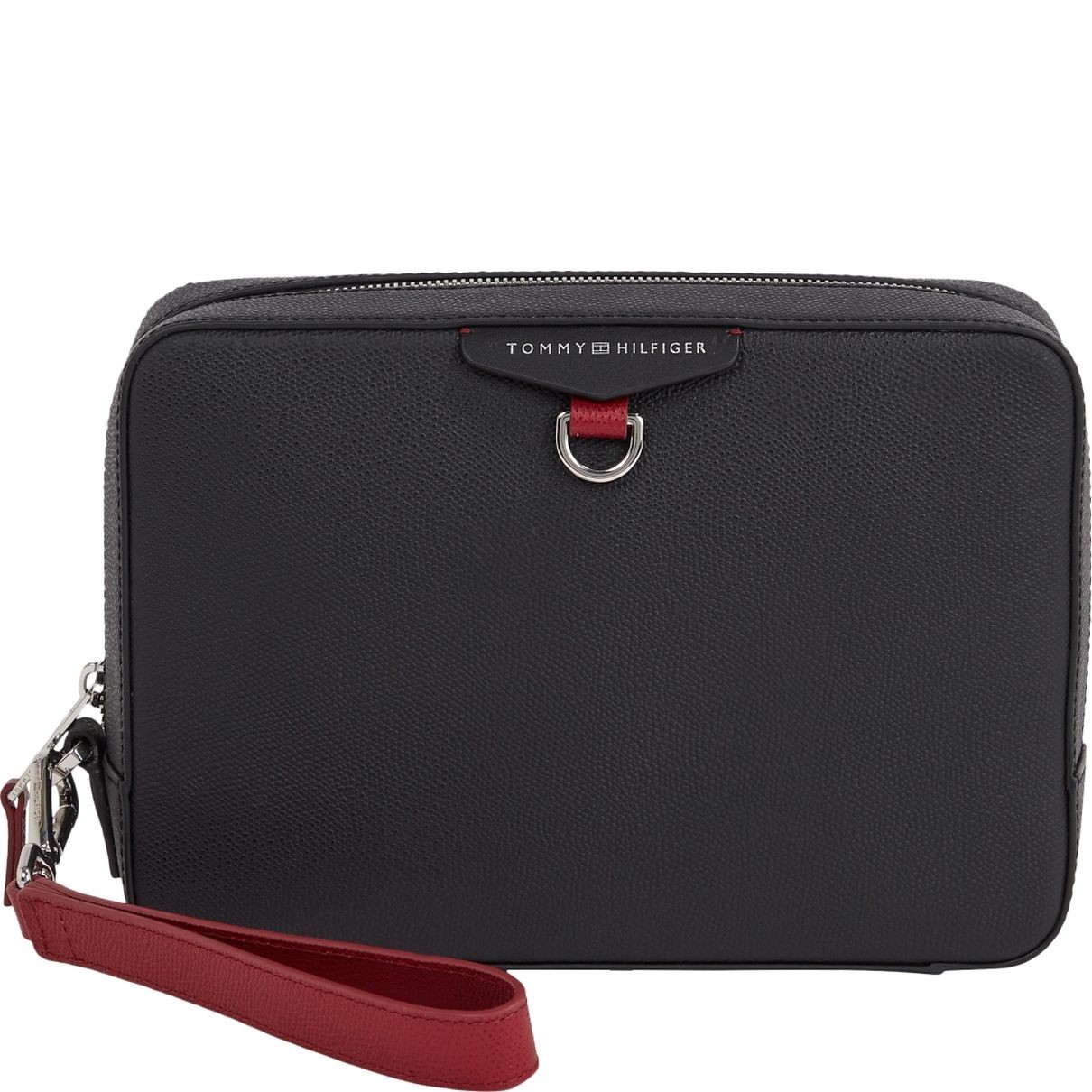 TOMMY HILFIGER Kosmetinė vyrams, Juoda, Struc washbag 1