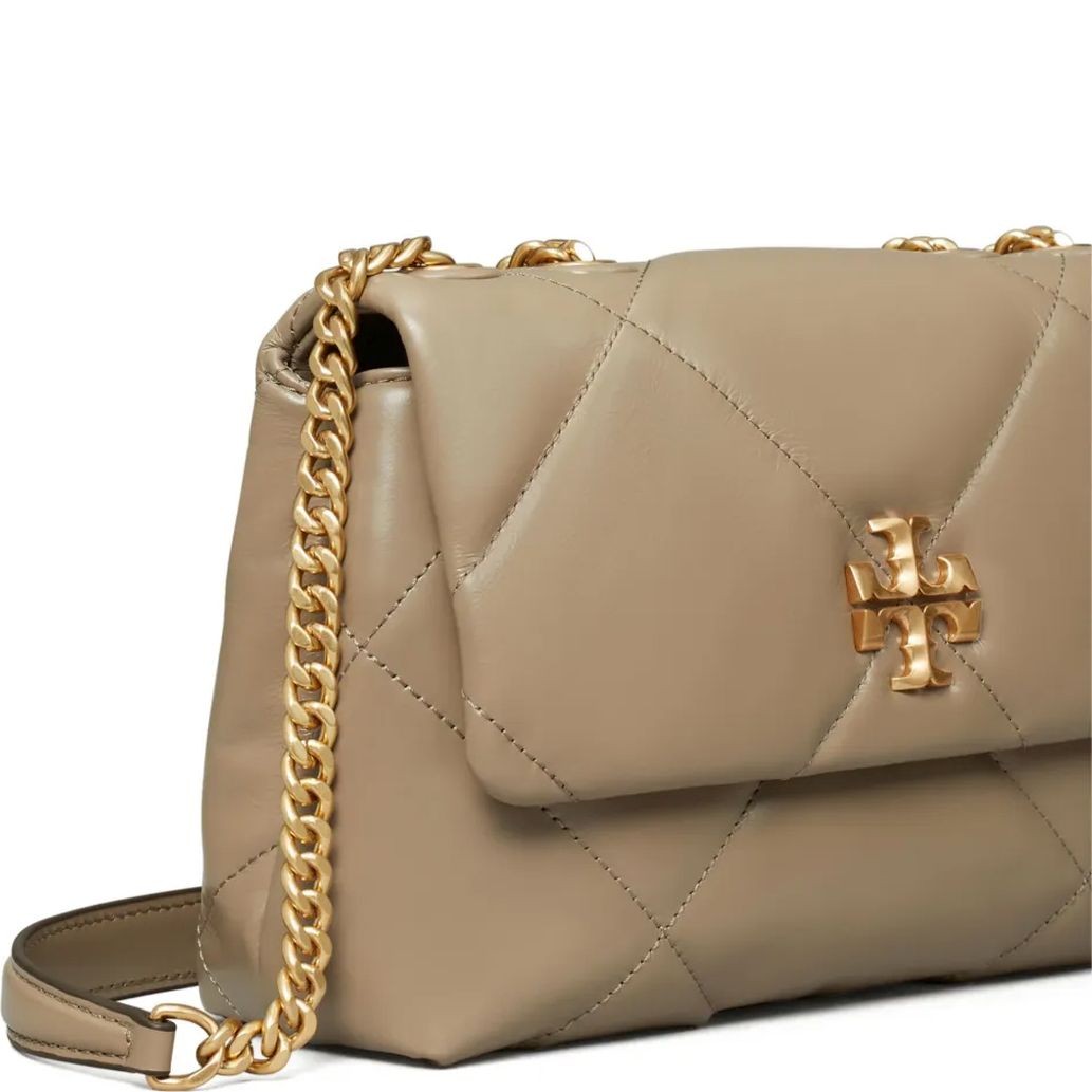 TORY BURCH Rankinė per petį moterims, Ruda, Small convertible shoulder bag 4