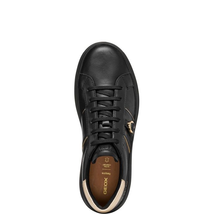 GEOX Laisvalaikio bateliai moterims, Juoda, Spherica ecub Leisure 5