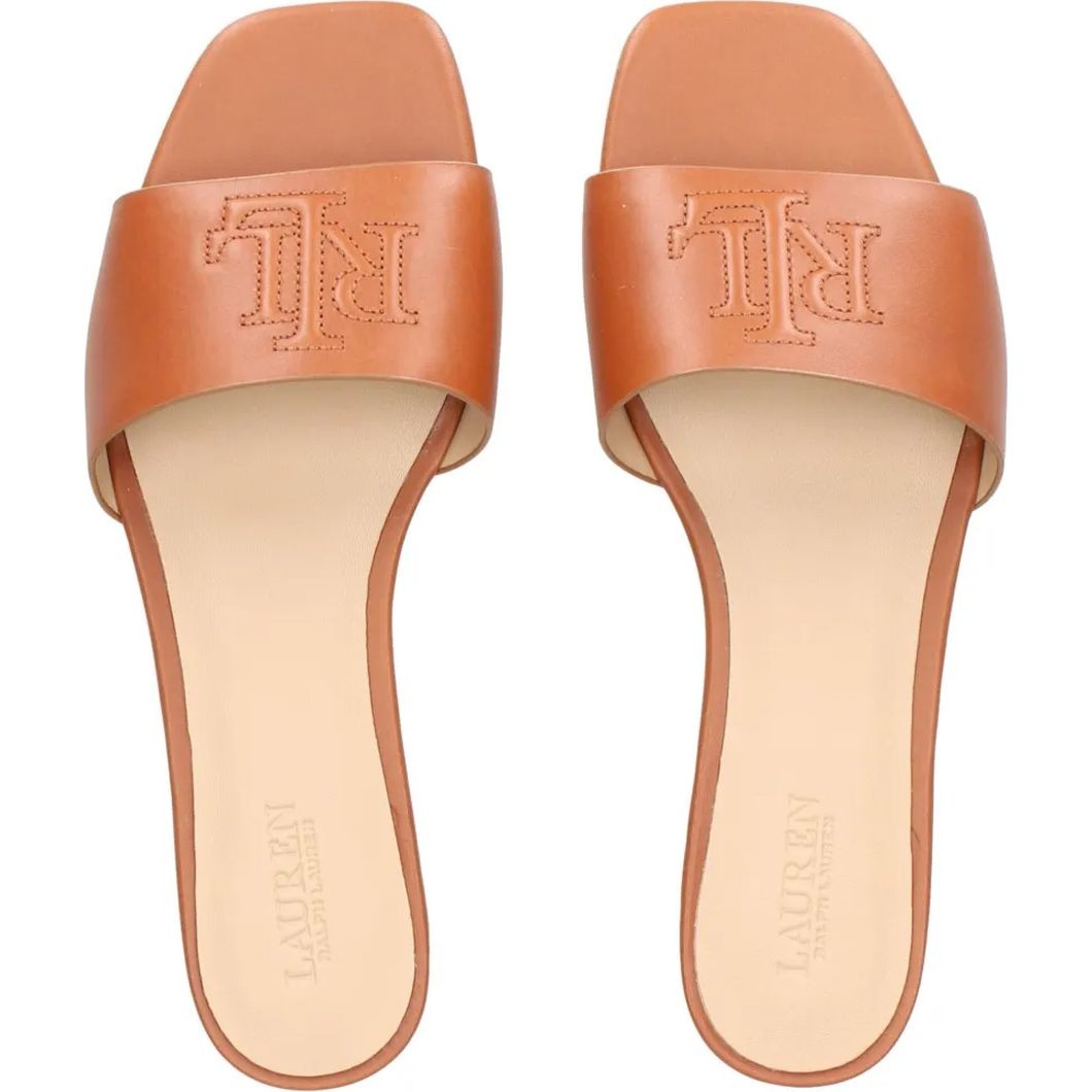 LAUREN RALPH LAUREN Šlepetės moterims, Ruda, Everley sld sandals slide 4